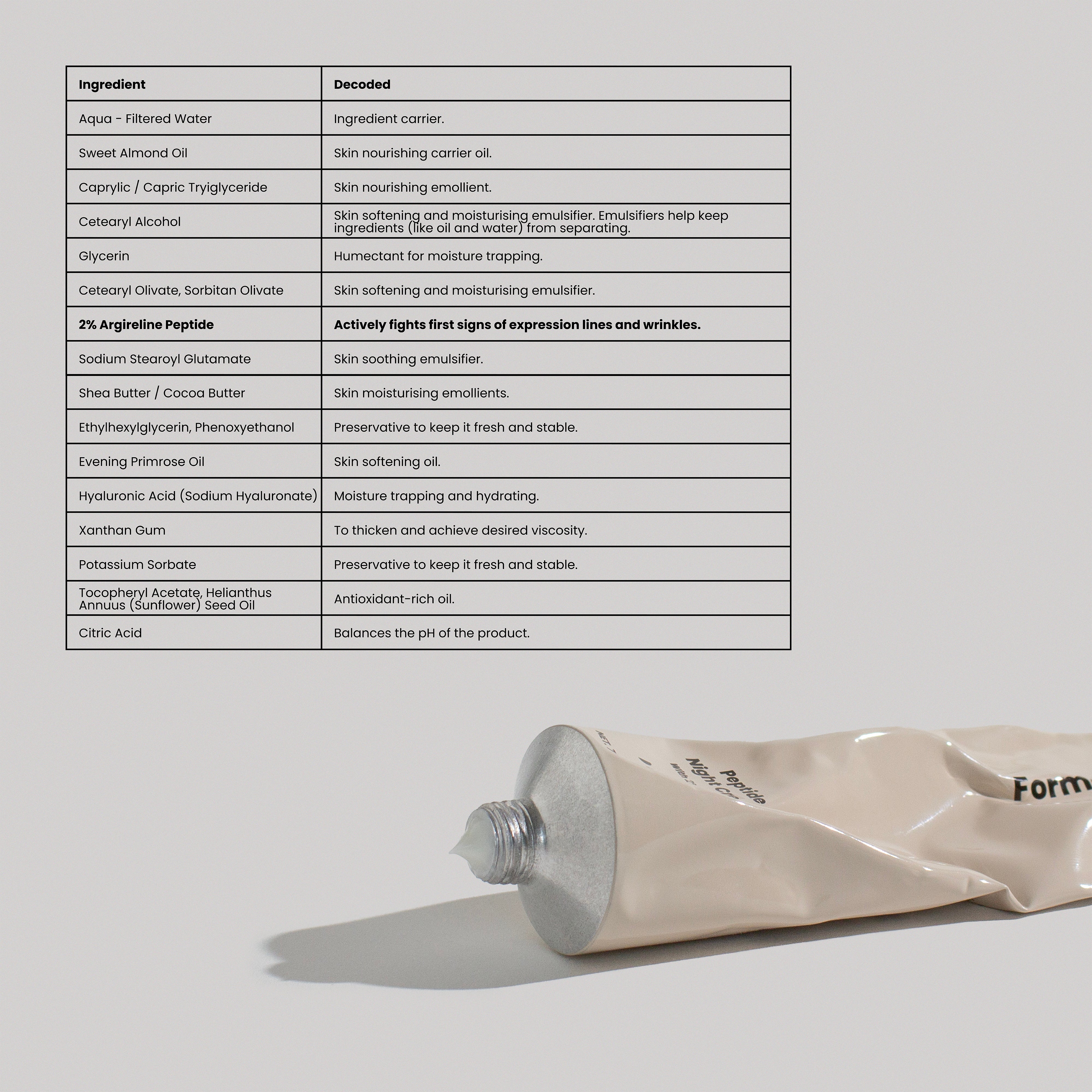 Peptide Night Cream 75ml